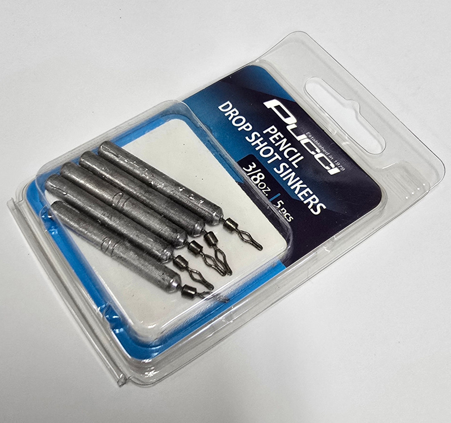 Pucci Drop Shot Sinkers - Pencil