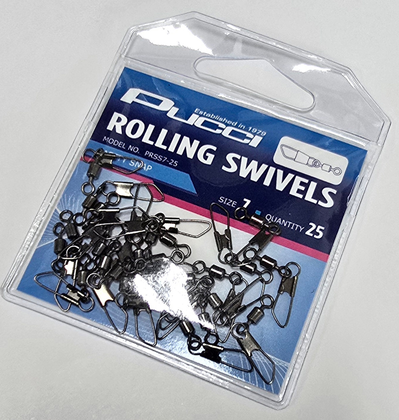 Pucci Rolling Swivel - Safety Snap